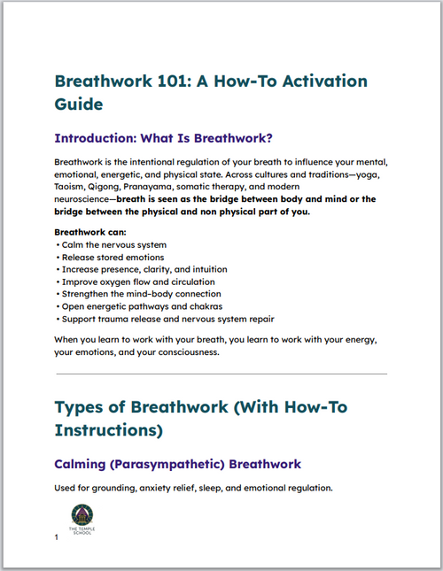 Breathwork 101 - A How-To Activation Guide