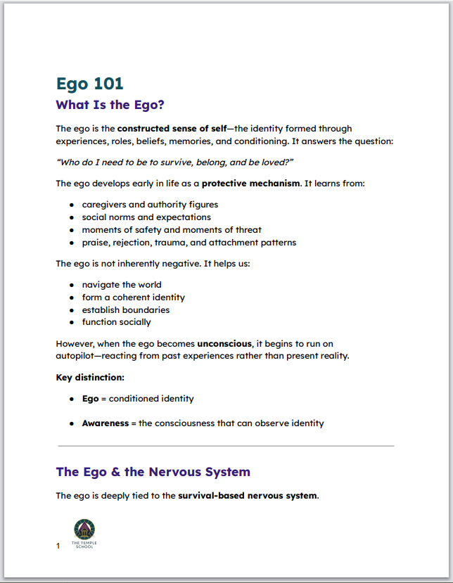 Ego 101 - A How-To Activation Guide