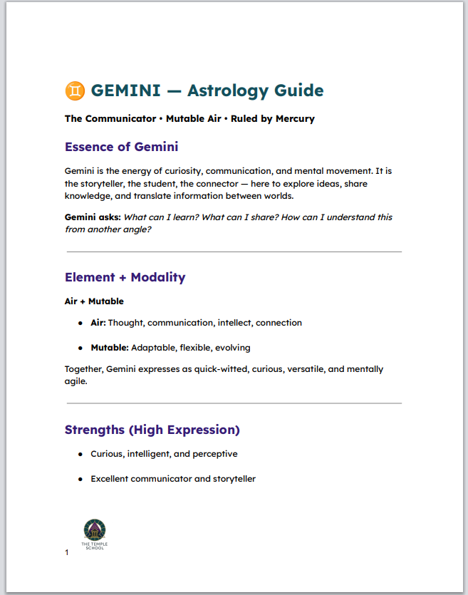 Gemini 101 - Digital Astrology Guide