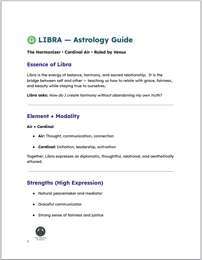Libra 101 - Digital Astrology Guide