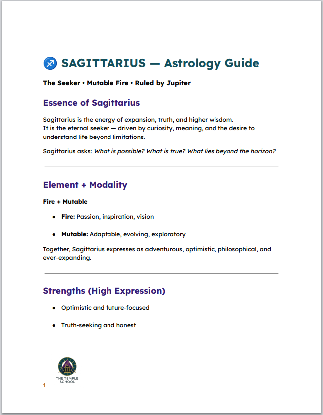 Sagittarius 101 - Digital Astrology Guide